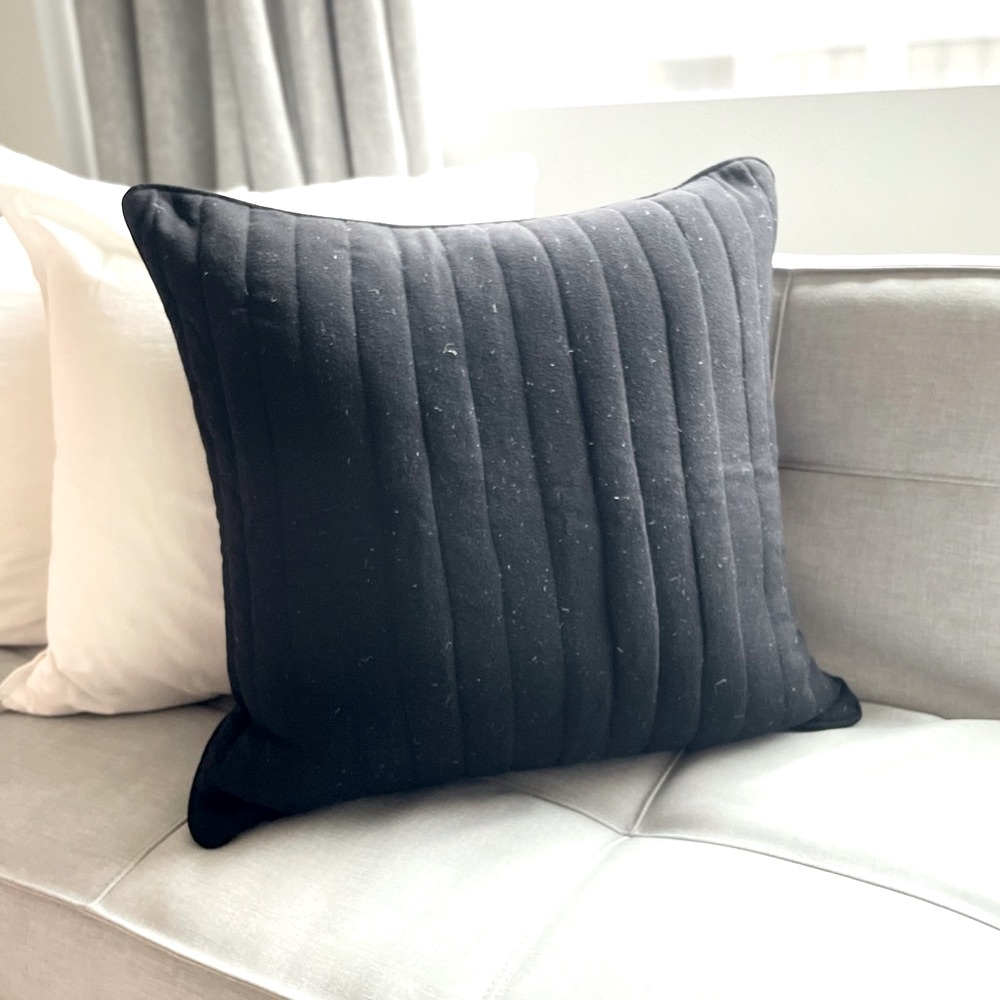 Ralph Lauren Vintage Wool & Cashmere Euro Sham with feather insert